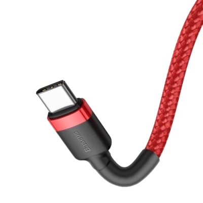 кабель baseus cafule type-c - type-c 60w/2m (catklf-h09) (red) 