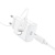 мережевий зарядний пристрій hoco c76a pro 1type-c/30w/qc3.0/pd + (type-c - lightning) (білий) 