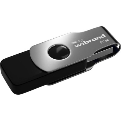 usb флеш-накопичувач wibrand 512gb 3.2 lizard gen1 (чорний) 