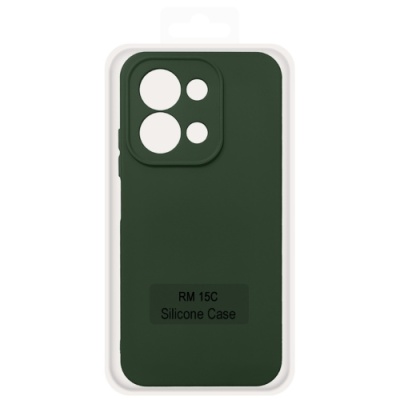Купить чохол soft silicone case full для xiaomi redmi 15c (173.2/81.1/8.2mm) (dark green) онлайн