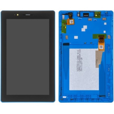 дисплей для lenovo tab 3-710 essential з чорним тачскріном і рамкою