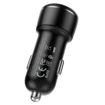 Автомобільний Зарядний Пристрій Borofone BZ17 2USB/18W/QC3.0 (Чорний)