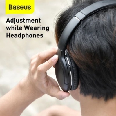 бездротові навушники накладні baseus encok wireless d02 pro (чорний) 