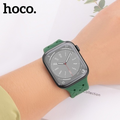 ремінець hoco wa16 для apple watch 1-11/ultra (42/44/45/49mm) (alfalfa) 