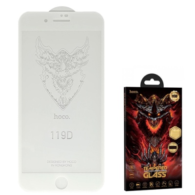 захисне скло hoco dg1 (119d) для apple iphone 7 plus/8 plus (білий) 