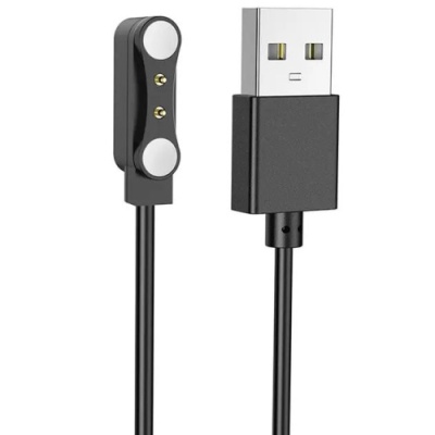 зарядний пристрій для смарт-годинника borofone bd8 (чорний) 4mm*12.3mm 