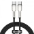 кабель baseus cafule metal (pd) type-c - type-c 100w 5a/2m (catjk-d01) (black) 