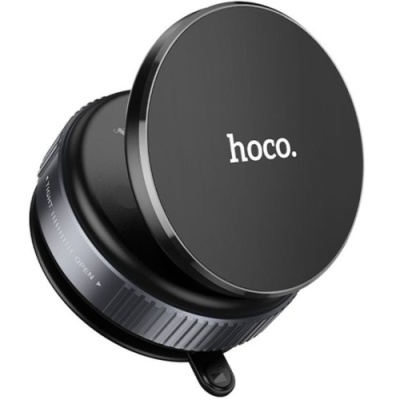 Автотримач Hoco DCA62 Magnetic/Vacuum (Чорний)
