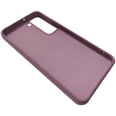 Купить силіконовий чохол soft silicone casevsmagnet ring для samsung s901 galaxy s22 - cherry purple онлайн