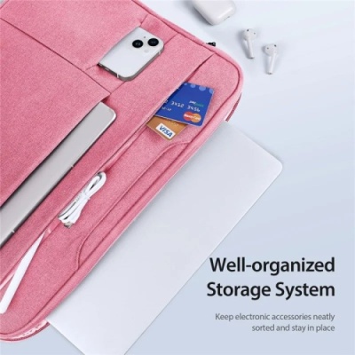 сумка для ноутбука dux ducis lbtd multi-pocket handbag for 15.5"-16" (pink) 