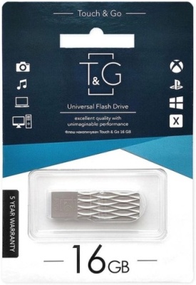 usb флеш-накопичувач tg 16gb metal 103 (сталевий) 