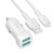 Автомобільний Зарядний Пристрій Ridea RCC-21212 Grand 2USB/2.4A + (USB - Type-C) (Білий)