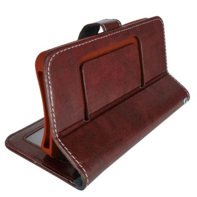 Купить чохол-книжка універсальна levol шкірзам. з магнітом 5.1-5.5 (коричневий) онлайн