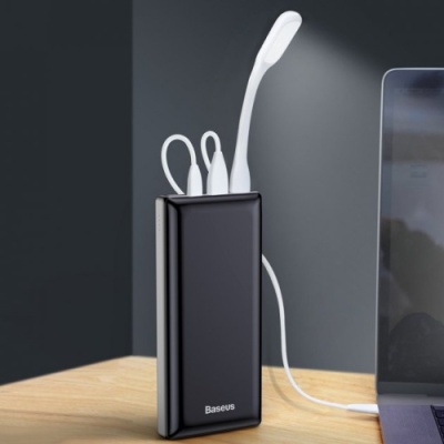 додаткова батарея power bank baseus mini ja 15w 30000mah black (ppjan-c01) 