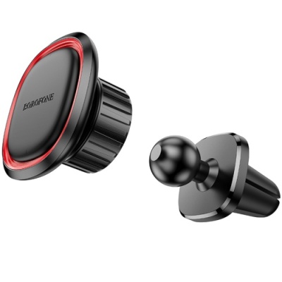 Автотримач Borofone BH124 Air Outlet (Black-Red)