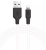кабель hoco x21 plus silicone usb - lightning 2.4a/2m (чорно-білий) 