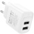 мережевий зарядний пристрій hoco c141a 2usb/2.1a (білий) 
