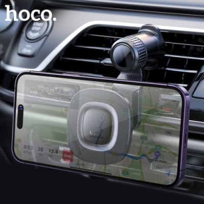 Автотримач Hoco HW30 4.5-7.0 inch Magnetic Ring Wireless 15W (Чорний)