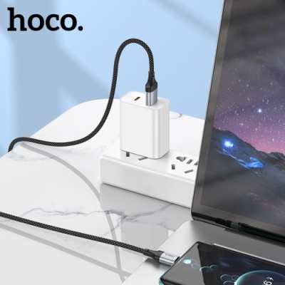 кабель hoco x102 usb - type-c 3.0a/1m (чорний) 