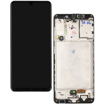 дисплей для samsung a315 galaxy a31 original (service pack) з рамкою black