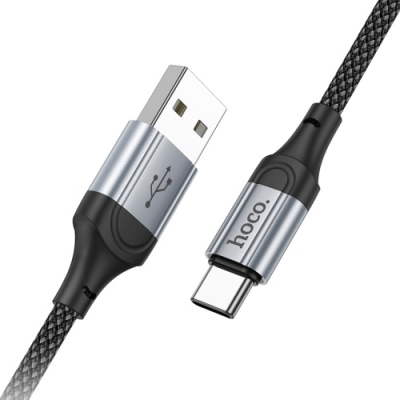 кабель hoco x102 usb - type-c 3.0a/1m (чорний) 