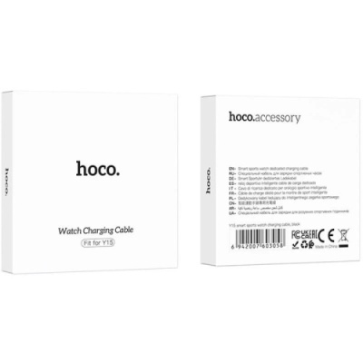 зарядний пристрій для смарт-годинника hoco y15 магнітний (чорний) 4mm*12.3mm 