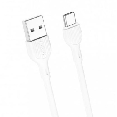 кабель xo nb200 usb - type-c 2.1a/1m (білий) 