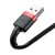 Кабель Baseus Cafule USB - Lightning 2.4A/1m (CALKLF-B19) (Black-Red) кабель baseus cafule usb - lightning 2.4a/1m (calklf-b19) (black-red)