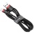 Кабель Baseus Cafule USB - Lightning 2.4A/1m (CALKLF-B19) (Black-Red) кабель baseus cafule usb - lightning 2.4a/1m (calklf-b19) (black-red)