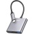 usb hub адаптер xo hub011 type-c pd / usb 3.0 / hdmi 3in1 (чорний) 