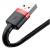кабель baseus cafule usb - microusb 2.4a/0.5m (camklf-a91) (black-red) 