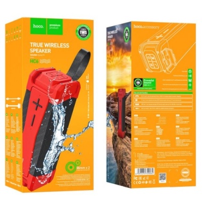 портативна колонка hoco hc6 (червоний) 