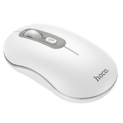 мишка бездротова hoco gm21 (біло-сірий) 