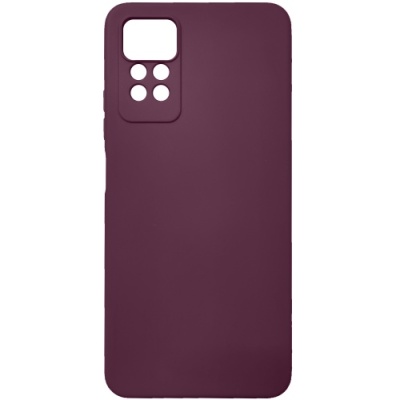 Купить силіконовий чохол soft silicone case для xiaomi redmi note 12 pro 4g (бордовий) онлайн