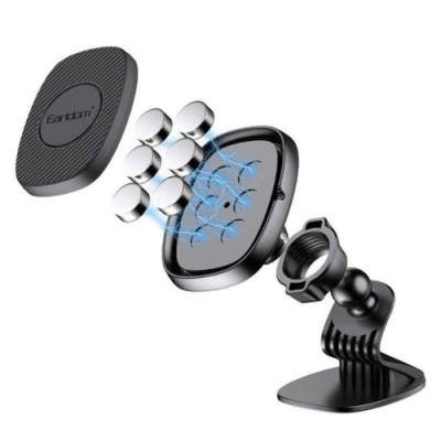 Автотримач Earldom ET-EH70 Magnet/на стікер (Чорний)
