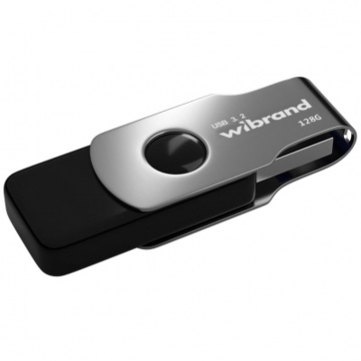 usb флеш-накопичувач wibrand 128gb 3.2 lizard gen1 (чорний) 
