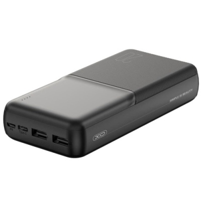 додаткова батарея power bank xo pr252 20000 mah (чорний) 