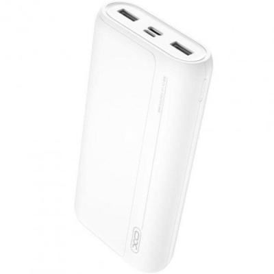 додаткова батарея power bank xo pr122 polymer lamp display 20000 mah (білий) 