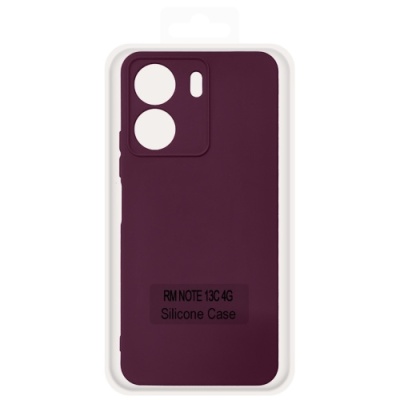 Купить чохол soft silicone case full для xiaomi redmi 13c/poco c65 (maroon) онлайн