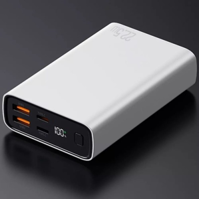 додаткова батарея power bank proove hyper flux plus pd20w+qc22.5w 20000mah (white) 