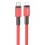 кабель hoco x85 strength (pd) type-c - lightning 20w 3a/1m (червоний) 