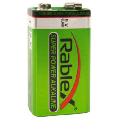 батарейка rablex 9v krona alk 6lr61 (1шт) 