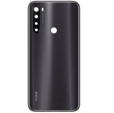 задня панель корпуса для xiaomi redmi note 8t, black (зі склом камери)