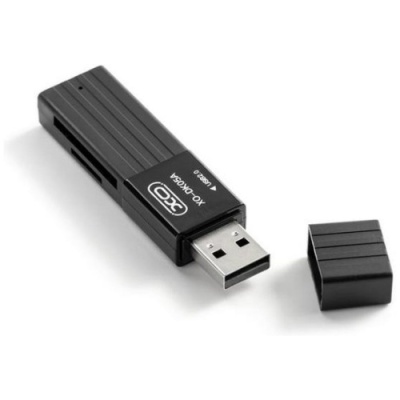 картрідер xo dk05a usb2.0 2in1 (чорний) 