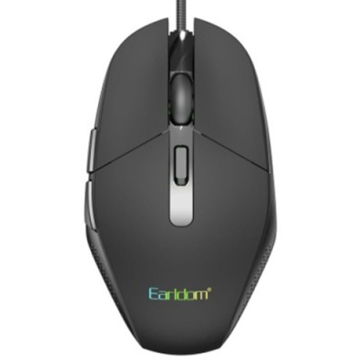 мишка дротова earldom et-km13 gaming (чорний) 