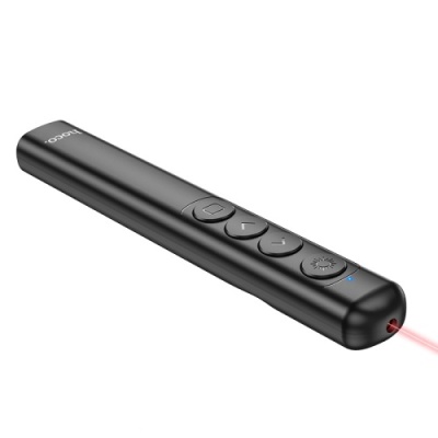 презентер із лазерною указкою hoco gm200 (бездротовий usb-приймач 2,4 ггц) (чорний) 