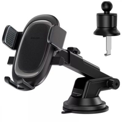 Автотримач Baseus UltraControl Pro Series Clamp-Type Set (C40351600113-00) Black