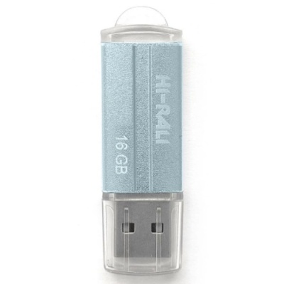 usb флеш-накопичувач hi-rali corsair 16gb (сталевий) 