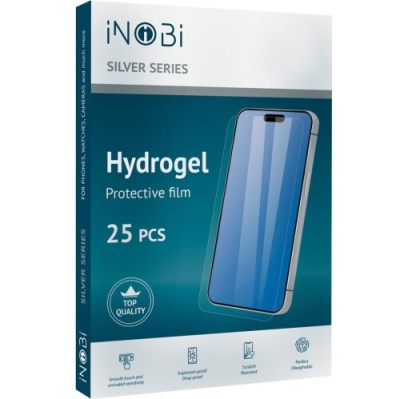 гідро-гель плівка inobi silver edition hd glossy ps-001/ глянцева (25 штук) (180*120мм)