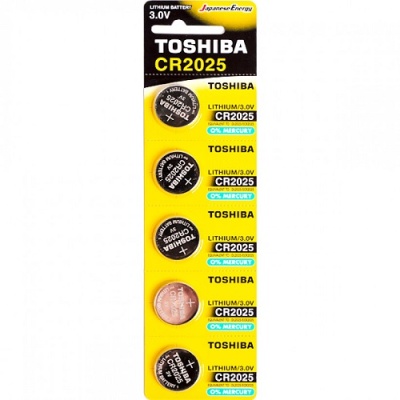 батарейка toshiba 2025 (5шт) 